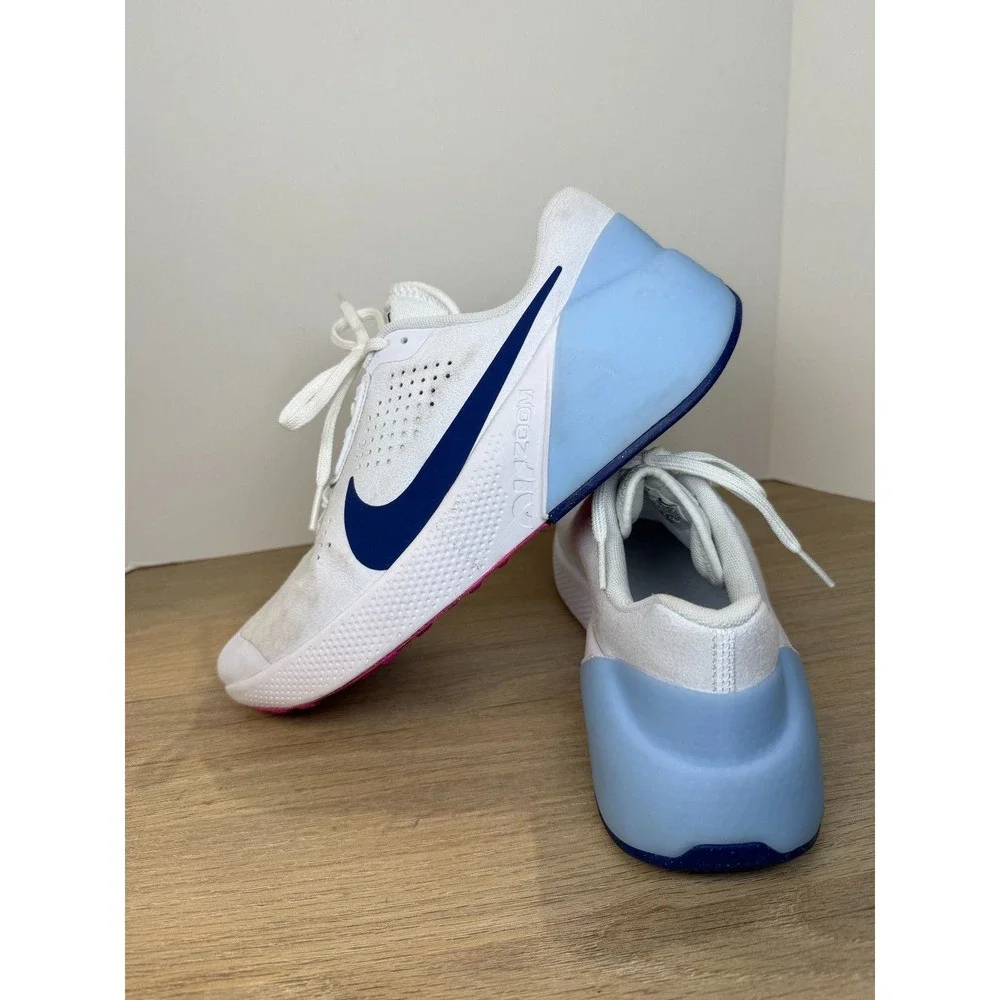 Nike Air Zoom Bella 6 Women Size 11 White Blue Pink Sneakers Training Shoes